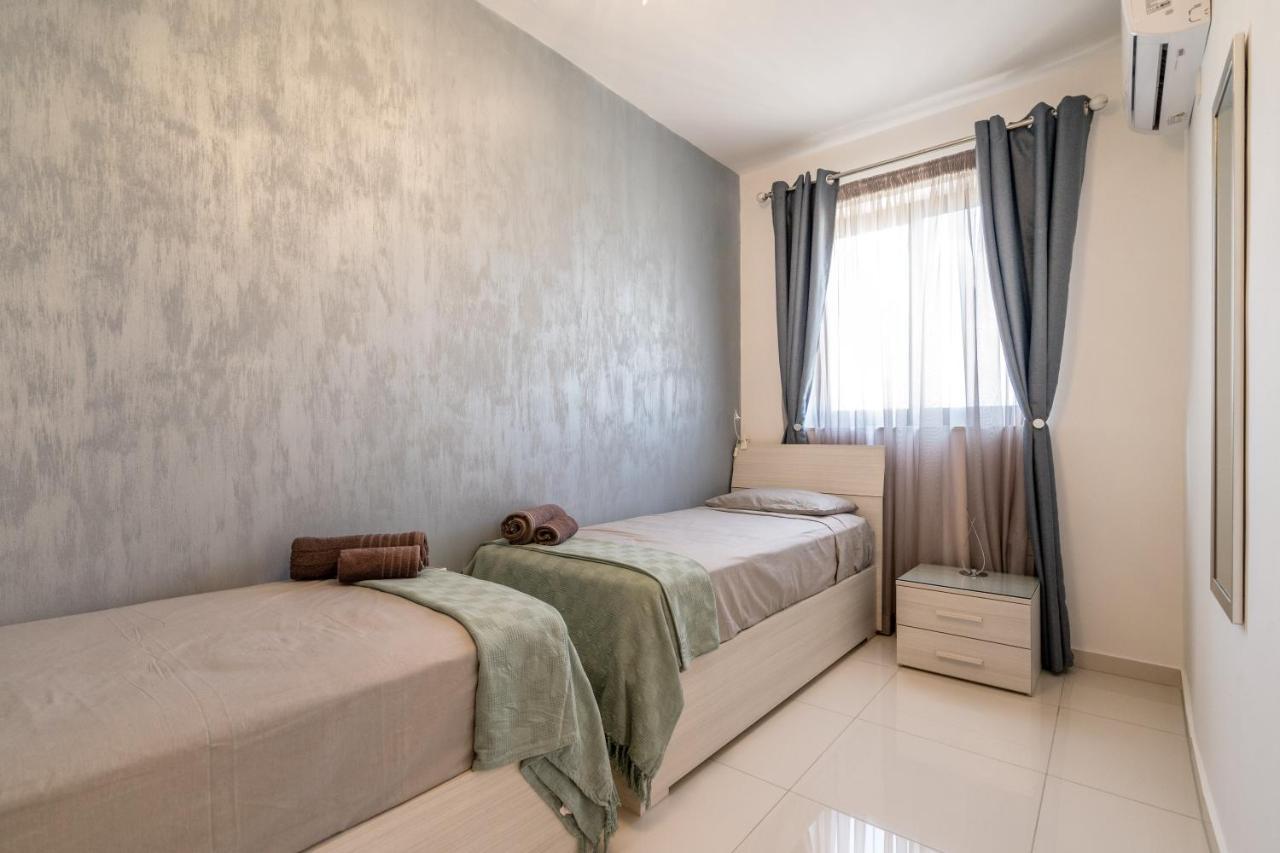 Brand New Apartment-2 Min From The Sea-Central Bugibba San Pawl il-Baħar Kültér fotó
